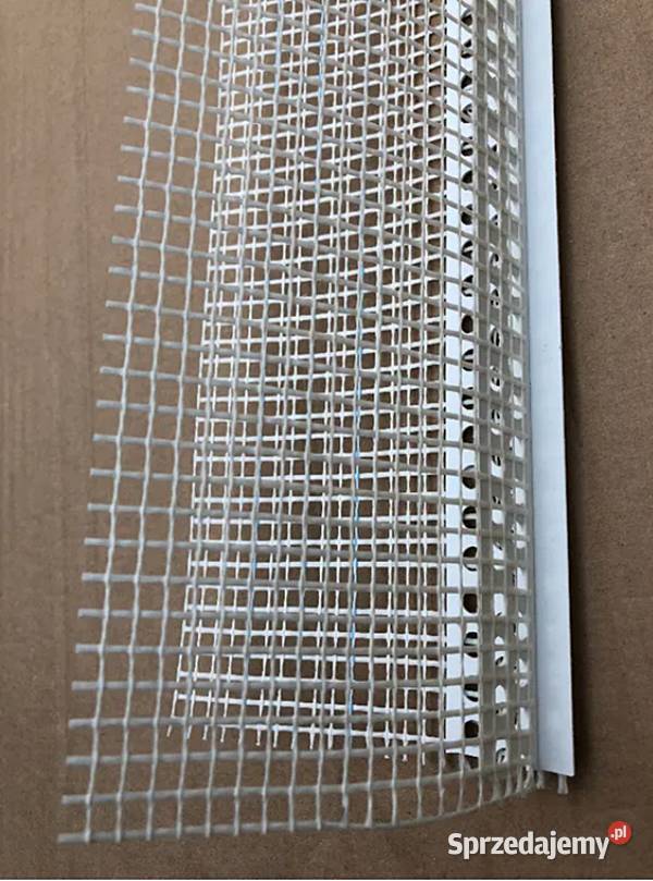 Listwa okapowa okapnikowa PCV z siatką LT 2m Myślenice