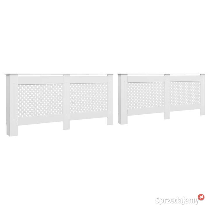 Osłony na kaloryfer 2 białe 172x19x815 MDF Warszawa