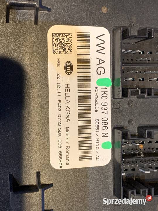 Moduł VW BCM 1K0937086N