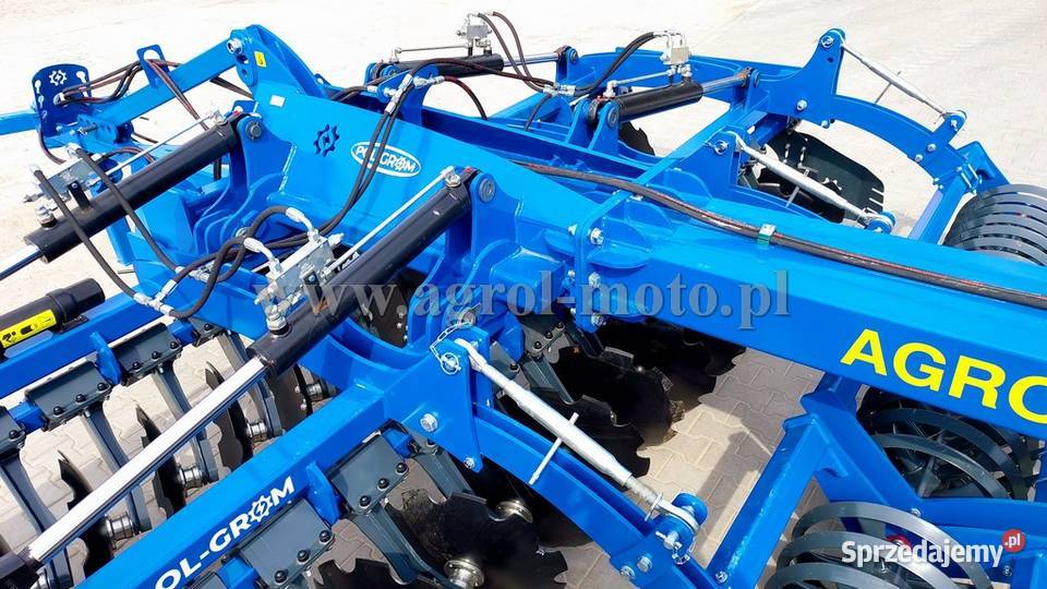 Brona talerzowa Agregat 4m zawieszana ciągana Agregaty