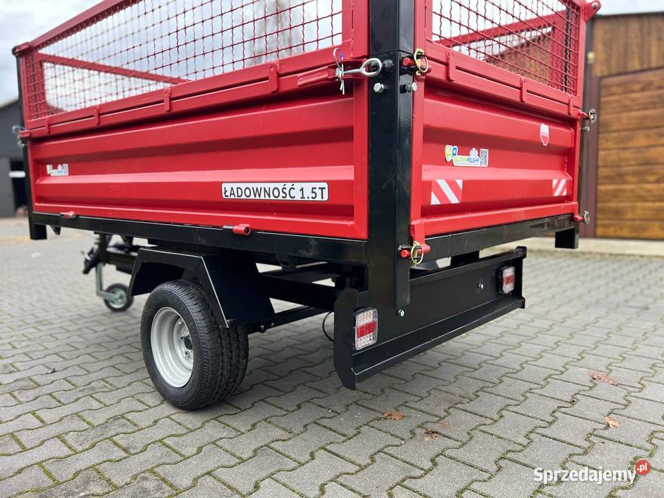 Przyczepa wywrotka jedno dwuosiowa 15T małopolskie Miechów