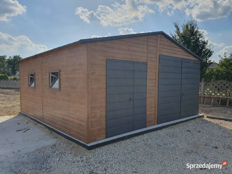 Garaż blaszany garaż drewnopodobny garaż na Bielsko-Biała