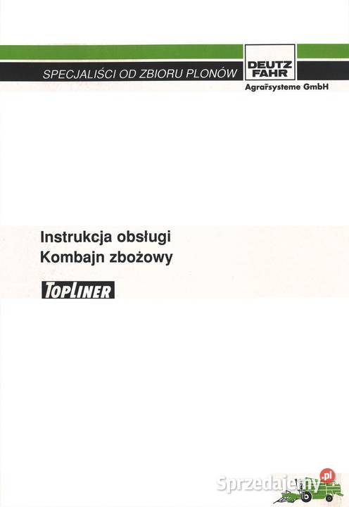 Deutz Fahr M 3640 M3640 Instrukcja katalog Szamotuły