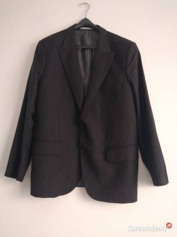Garnitur czarny męski XL