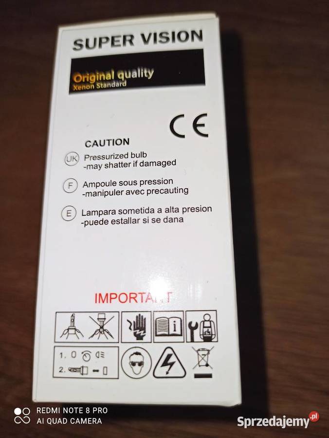 Żarnik Xenon D2S super vision 6000K 2sztuki nowe Rybnik