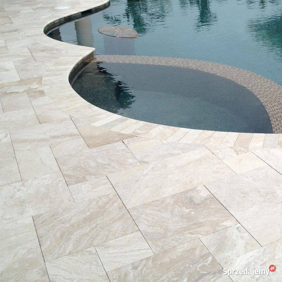 Płytki Marmur Queen Beige bębnowany komplet 0742 Łódź sprzedam