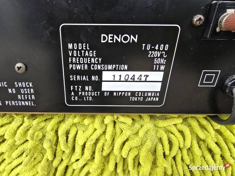 tuner denon tu400 vintage