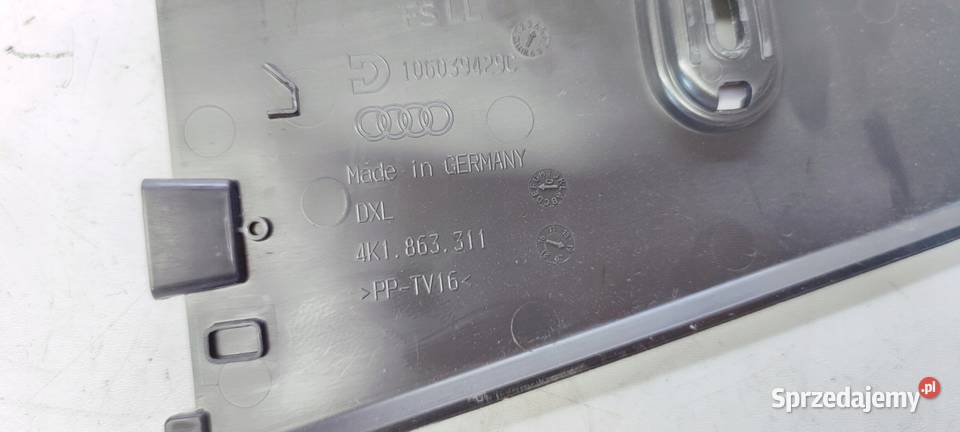 ZAŚLEPKA TUNELU LEWA AUDI A6 C8 4K1863311 osobowe Przystajń
