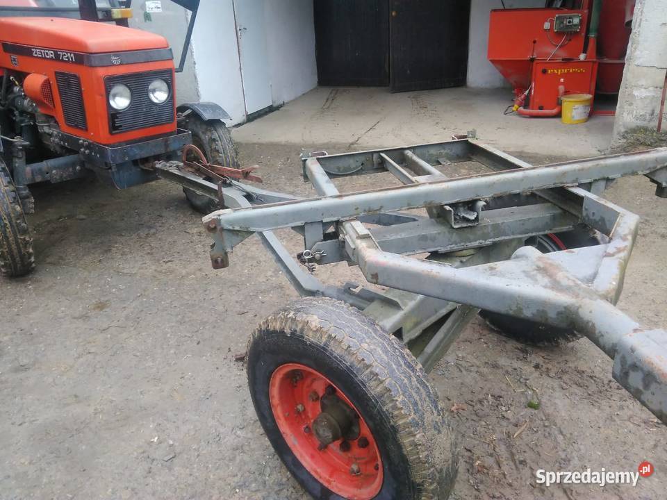 Wóz rozsuwany na drewno z hamulcem nieuszkodzony małopolskie