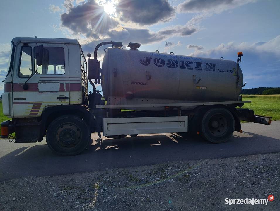 man 14222 asenizacyjny joskin 7000l wielkopolskie sprzedam