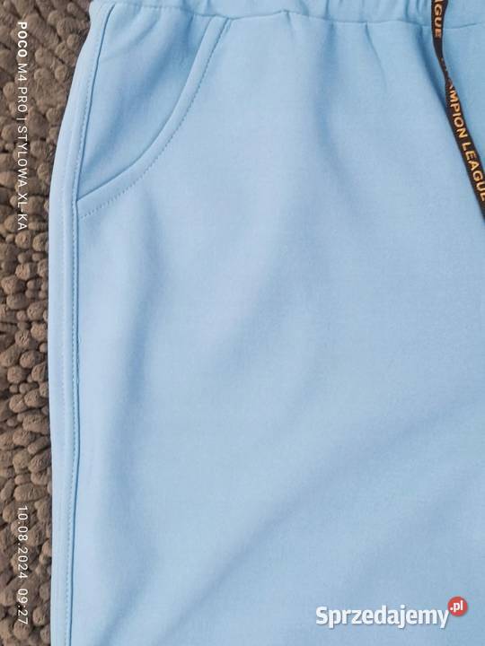 Spodenki damskie szorty niebieskie uni pas 80114 Wieluń