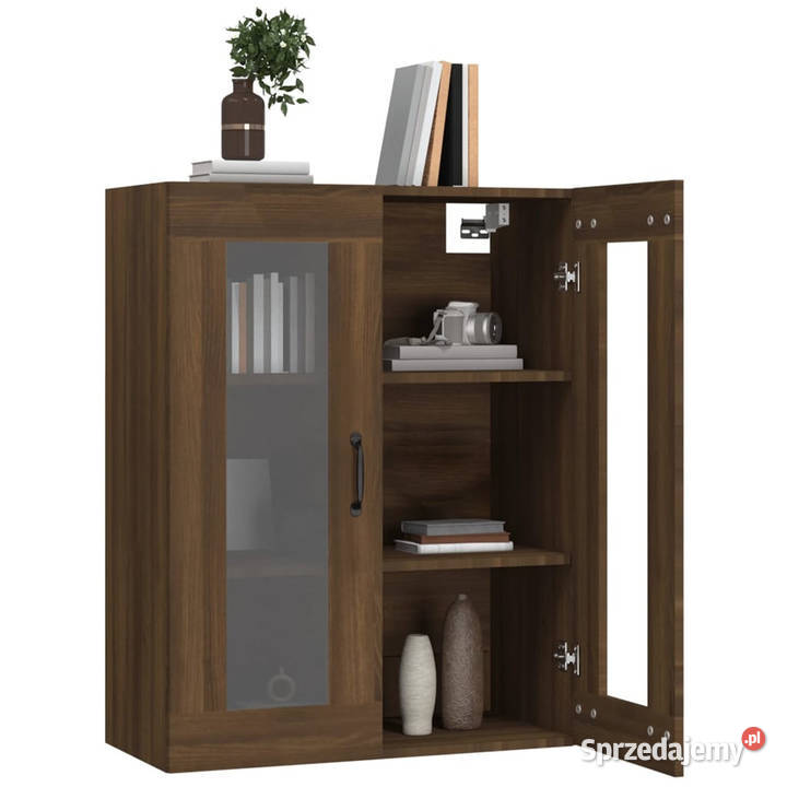 Szafka wisząca brązowy dąb 695x34x90 WM817392 Warszawa