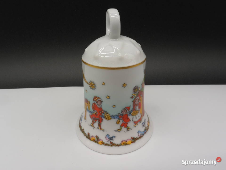 Dzwonek świąteczny porcelana HUTSCHENREUTHER wielkopolskie Raszków