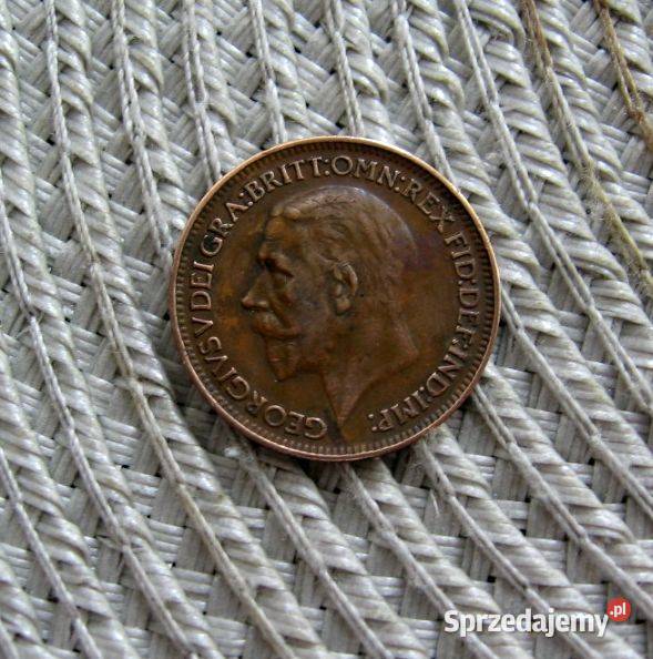 Wielka Brytania 1 Farthing 1928r Kalisz