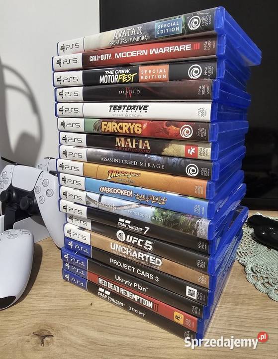 MEGA ZESTAW Sony PlayStation 5 Napęd 825GB1TB Lublin