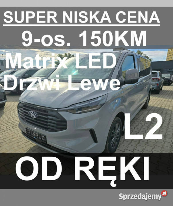 Ford Transit Custom Super Niska 150 L2 Kamera Szczecinek