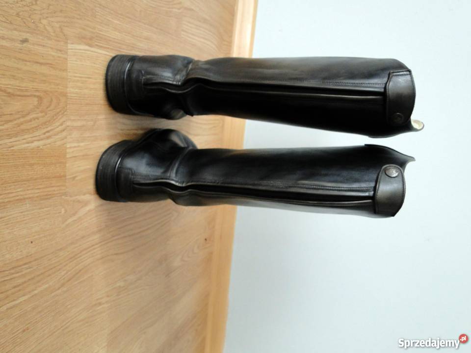 Oficerki skórzane szeroka łydka Sport i Wypoczynek