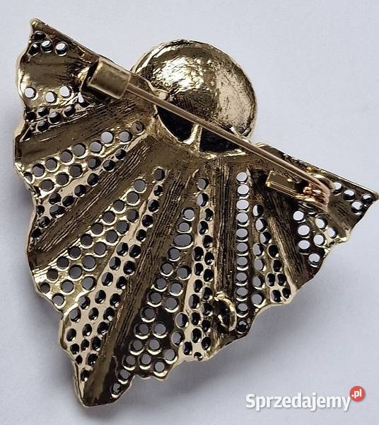 KOSTIUMOWA BROSZA W STYLU ART DECO Z DUŻYM Częstochowa