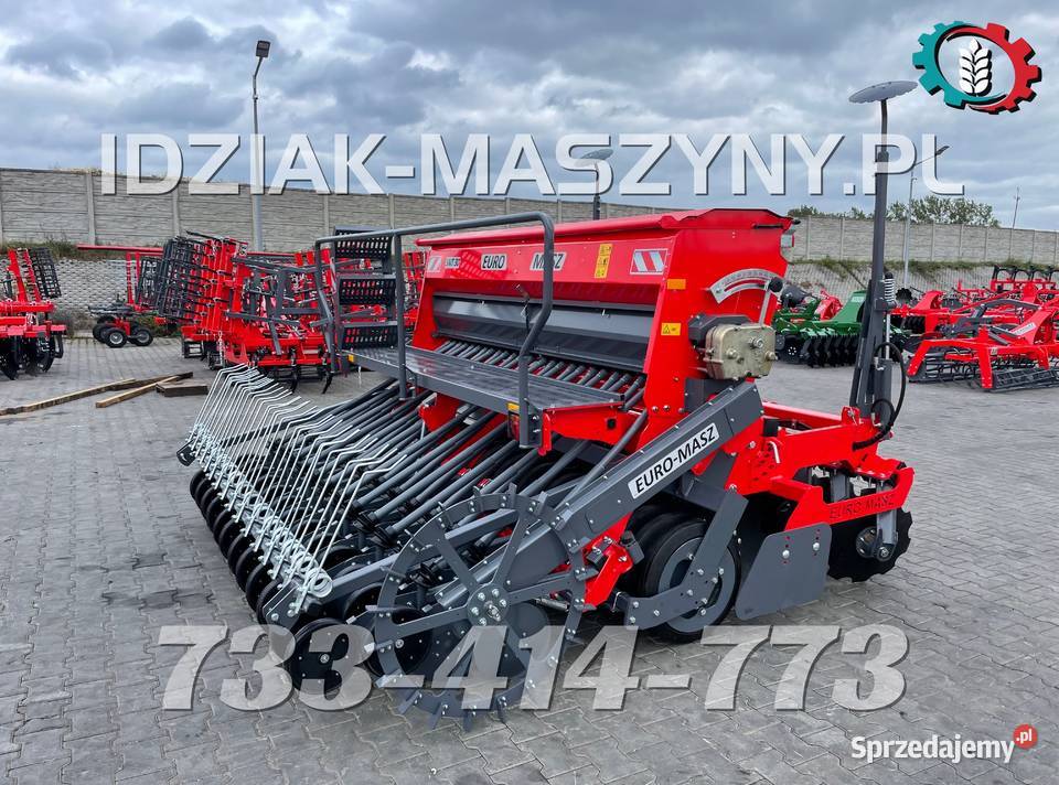 Siewnik nabudowany 3m EuroMasz zestaw nieuszkodzony Sadzenie/siewniki Radomsko