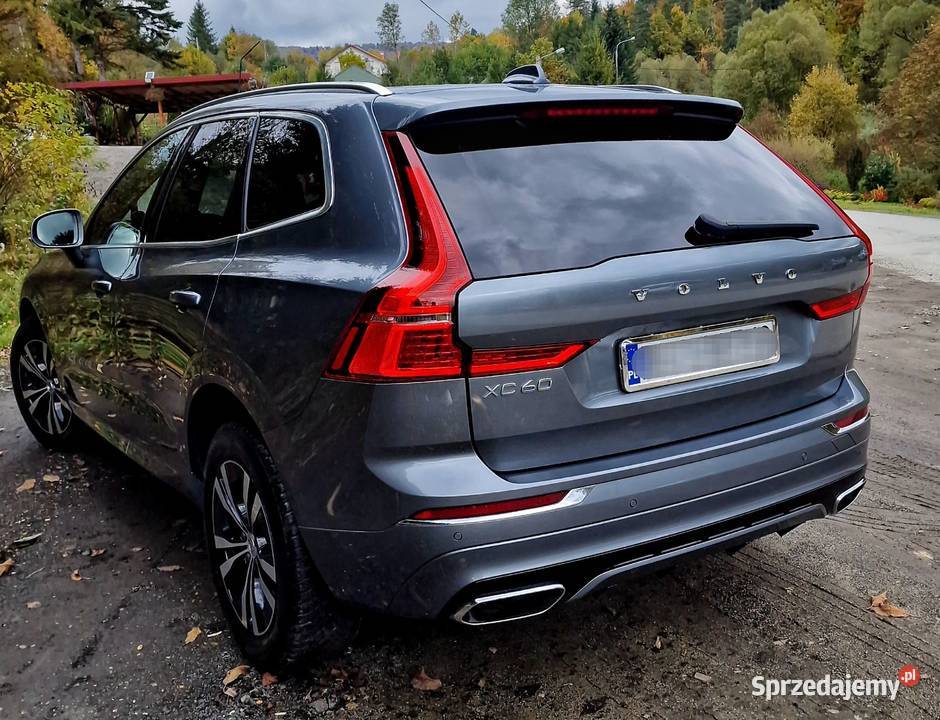 Volvo xc 60 modelowo 2020r Bezwypadkowy szary podkarpackie Lesko sprzedam