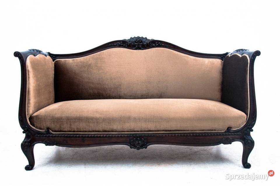 Zabytkowa sofa z końca XIX wieku Europa Północna Chorzów