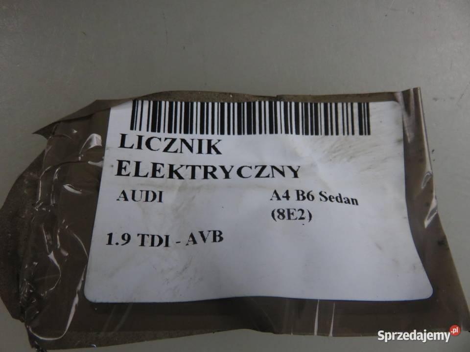 LICZNIK AUDI A4 B6 19 TDI PD 101 AVB 0263626025
