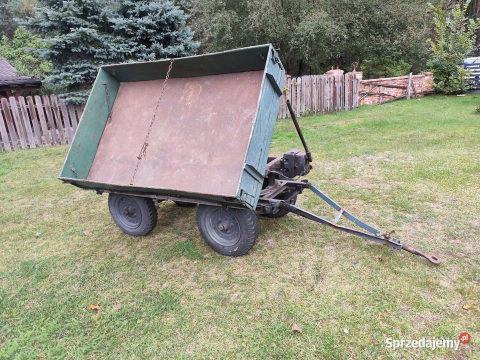 Przyczepka wywrotka 3 strony pod mini traktorek Krosno Odrzańskie