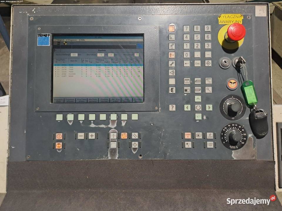 Wykrawarka laserowa TRUMPF TruMatic 600L Jelenia Góra