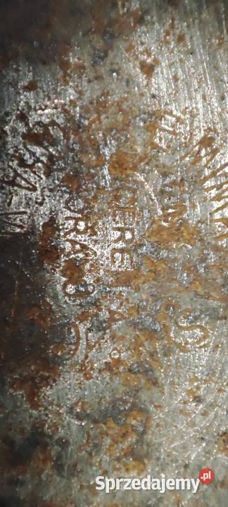 Ładna stara lampa kolejowa sygnowana Warszawa