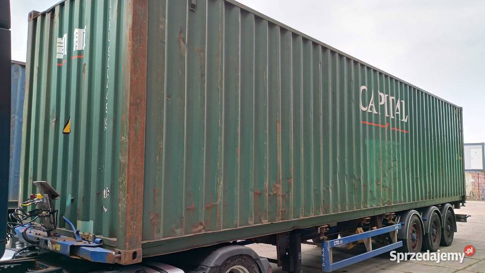 Kontener morski magazynowy 40HC uzywany Magazynowanie Warszawa sprzedam
