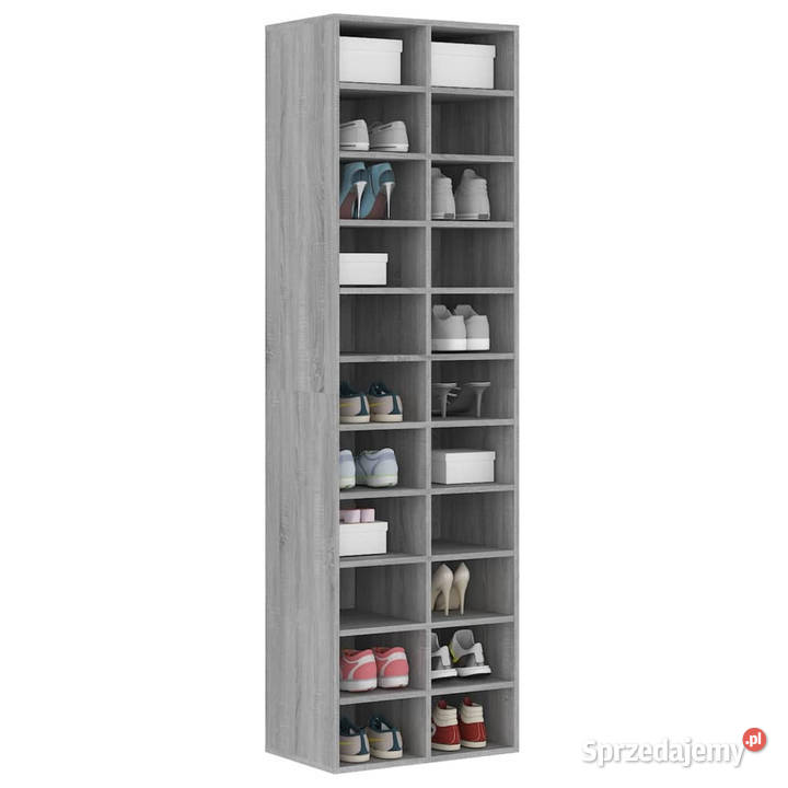 Stojak na buty szary dąb sonoma 54x34x183 mazowieckie Warszawa sprzedam