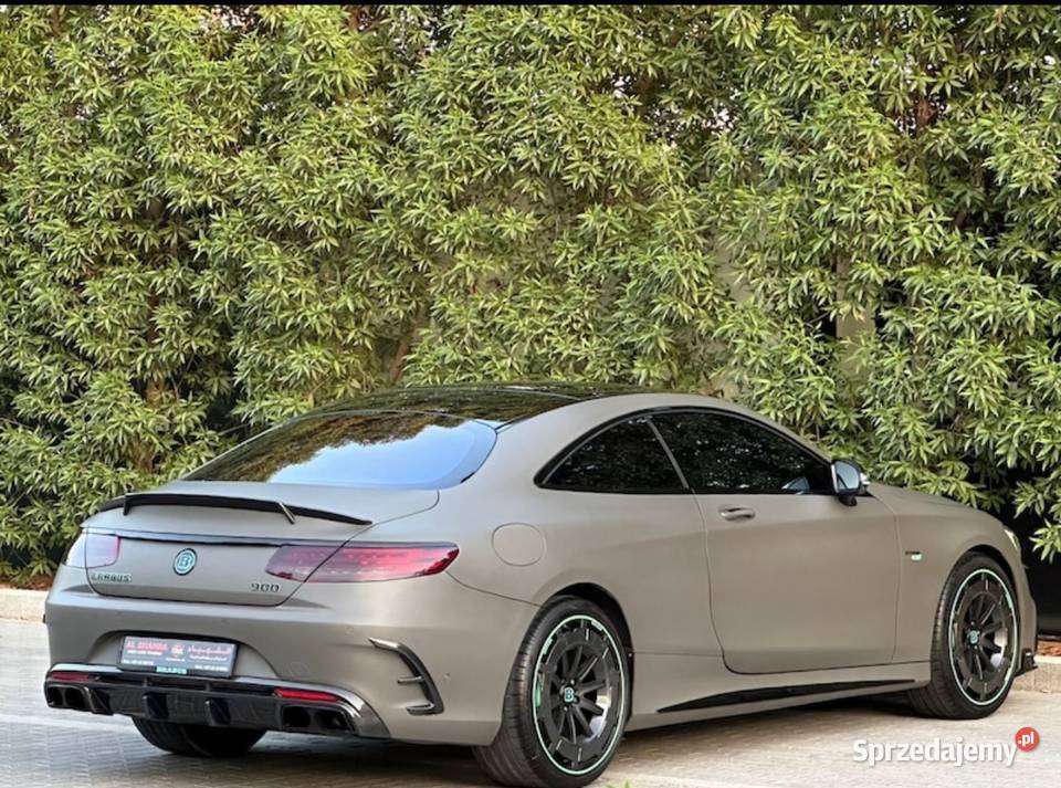 2016MercedesBenz S 63 AMG Coupe Brabus dolnośląskie Wrocław sprzedam