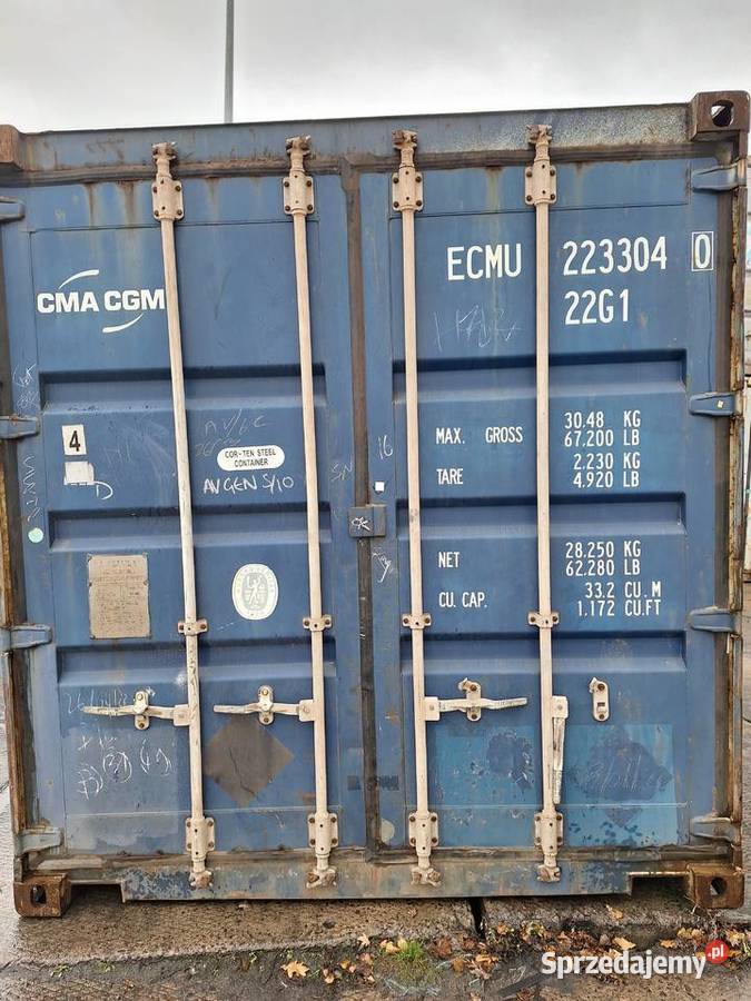 Kontener morski magazynowy 20DV 6 metrowy Krosno