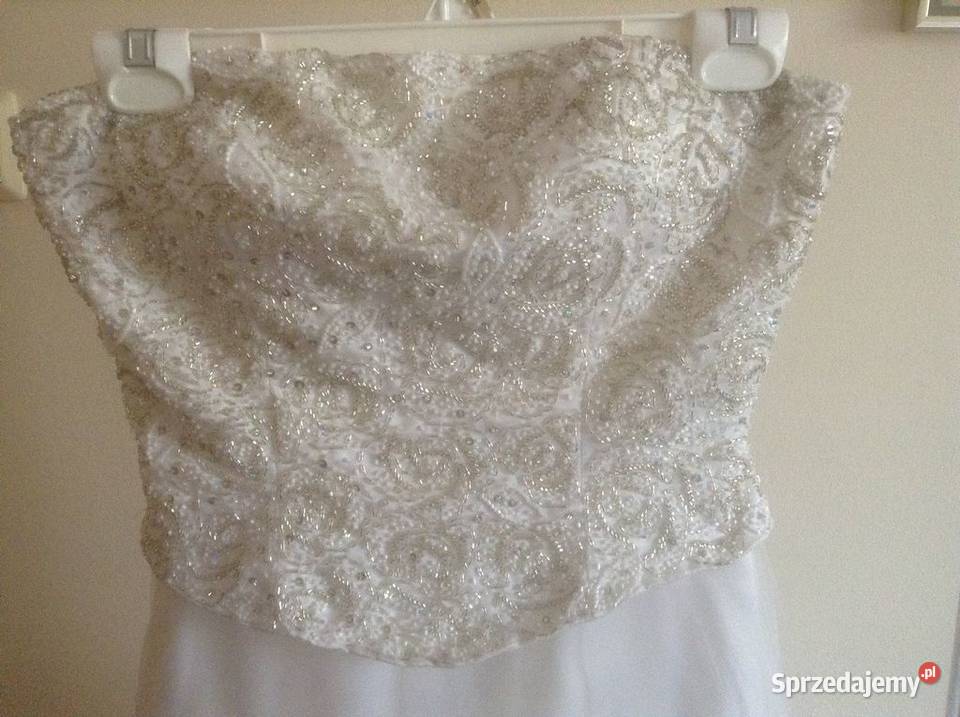 Długa suknia okolicznościową z haftowanym Rozmiar 36(S) Opole