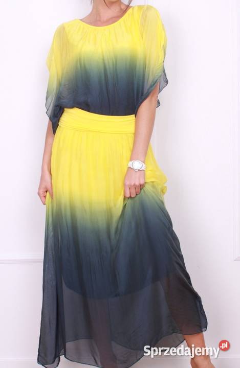 Komplet OMBRE jedwab naturalny 8 zestawień Warszawa