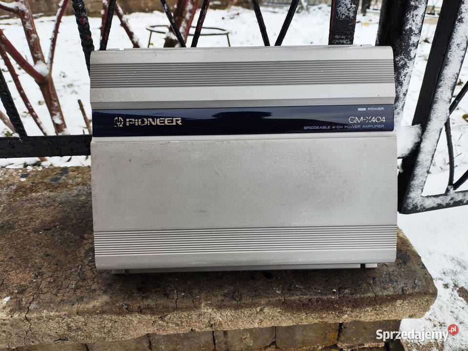 Wzmacniacz samochodowy 4 kanałowy PIONEER GMX404