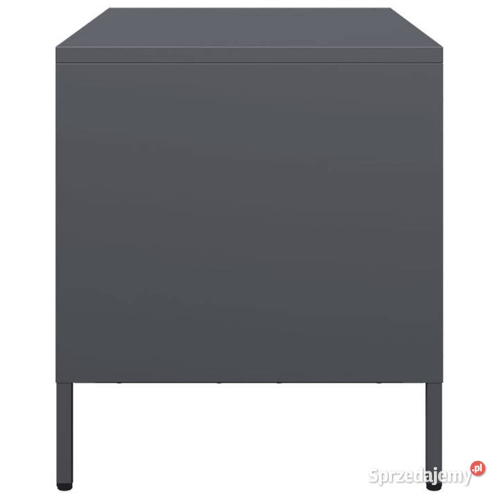 Szafka RTV czarna 68x39x435 stal walcowana na Warszawa