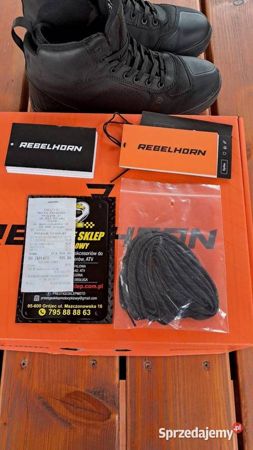Buty motocyklowe Rebelhorn Spike 45 Tomaszów Lubelski sprzedam