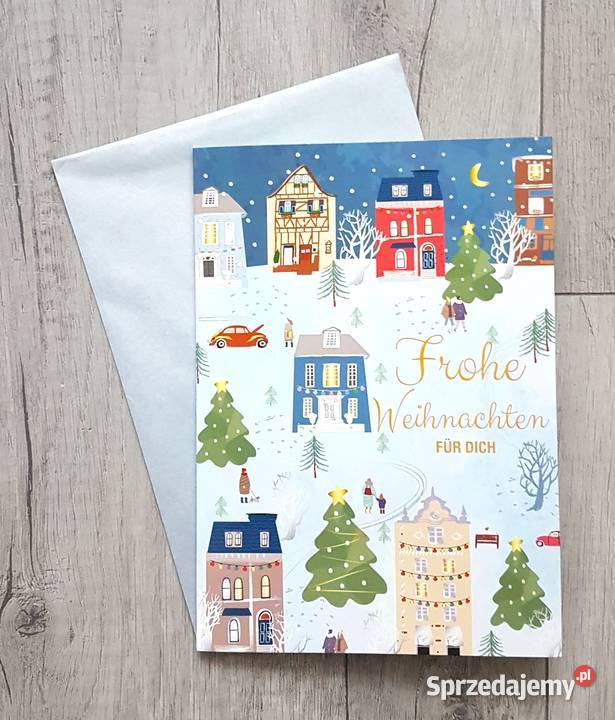 Kartka grająca bożonarodzeniowe z muzyką z Boże Narodzenie Chrzanów