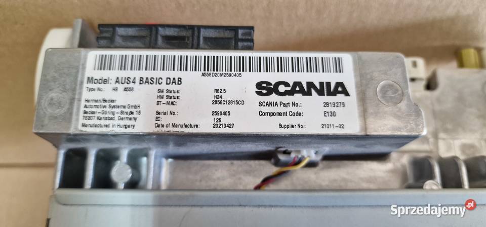 SCANIA S R NGS RADIO NAWIGACJA 2819279
