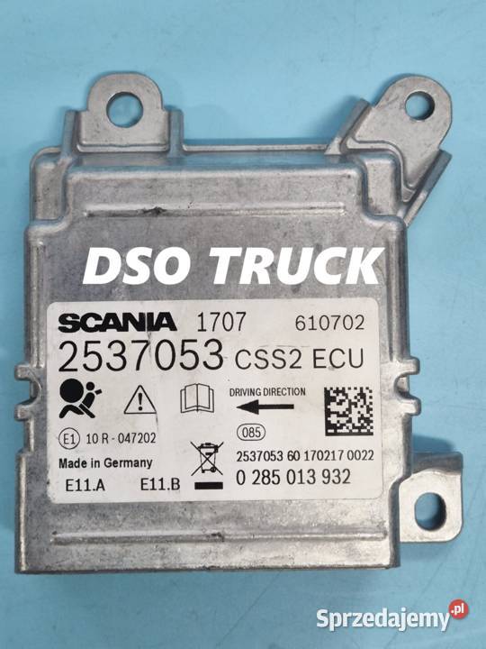 Sterownik Sensor Moduł Poduszek CSS2 Scania ciężarowe Zawichost sprzedam