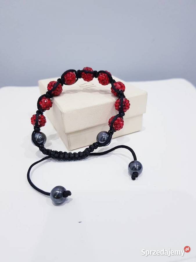 Damska bransoletka z kryształkami shamballa Dąbrowa Górnicza sprzedam