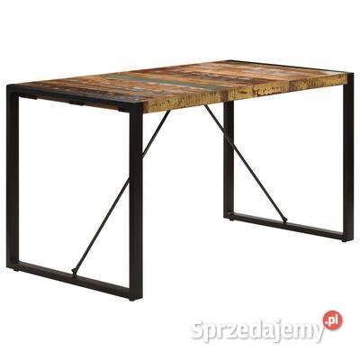 vidaXL Stół jadalniany 140 x 70 x 75 lite drewno