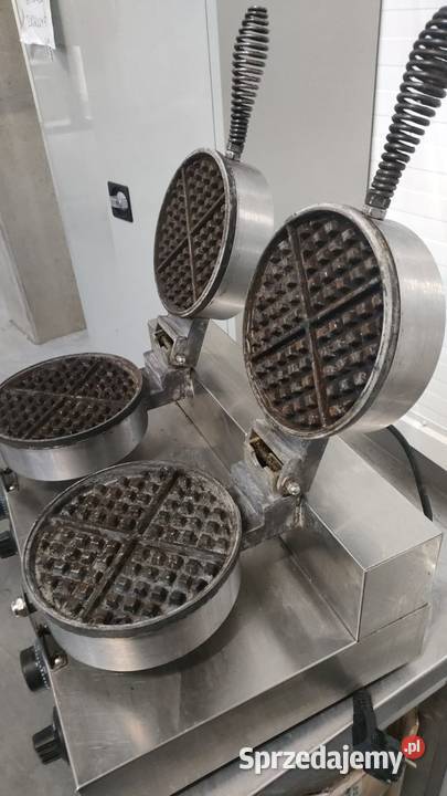 Podwójna gofrownica okrągła 2 x 1300 W ROYAL dolnośląskie