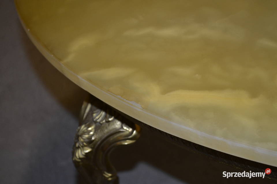 stolik okrągły onyx duży 100 Będzin