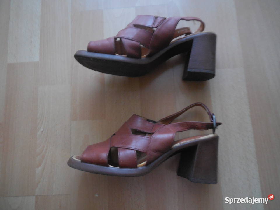 skórzane sandałki Rozmiar 37 Łódź