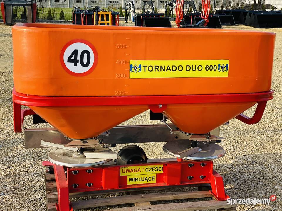Rozsiewacz Nawozów Tornado 600L850 LIFT nieuszkodzony Pasturka sprzedam
