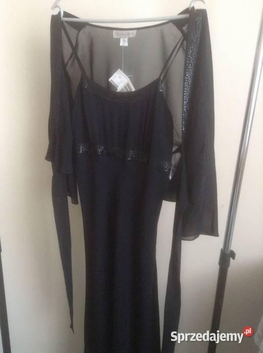 Nowa suknia wieczorowa dwuczęściowa100 jedwab M Opole