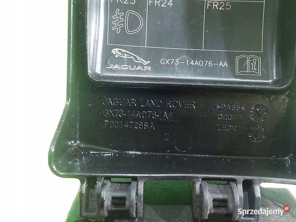 JAGUAR XE 20 D 16r SEDAN 4D skrzynka Skrzynki bezpieczników Suków