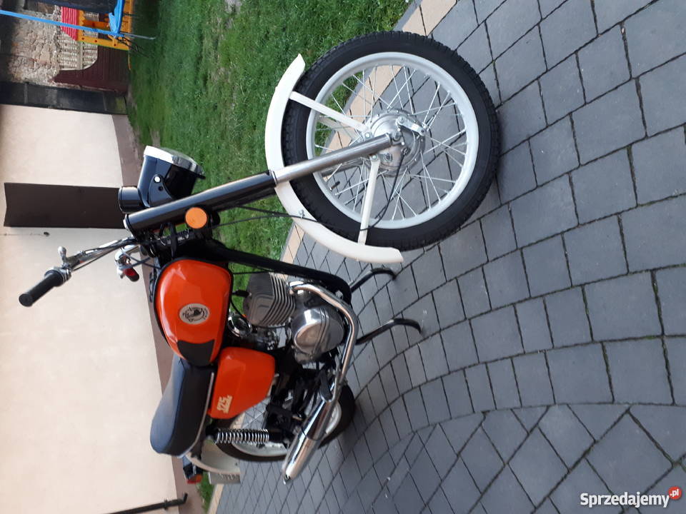 Wsk 125 zarejestrowana na białe łódzkie Faliszew